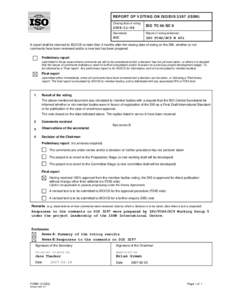 ISO standards / Information / Writing / International Standard Serial Number / Science / International Organization for Standardization / CODEN / Digital object identifier / Film speed / Library science / Universal identifiers / Identifiers