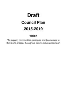 Draft Council Plan[removed]