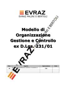 Microsoft Word - EVRAZ PALINI E BERTOLI_ Modello 231_rev00.doc