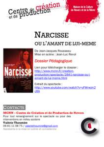 Microsoft Word - Narcisse - Dossier pdagogique.doc