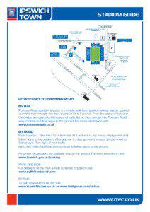 STADIUM GUIDE  HOW TO GET TO PORTMAN ROAD