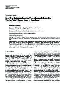 Hindawi Publishing Corporation Thrombosis Volume 2010, Article ID[removed], 9 pages doi:[removed][removed]Review Article