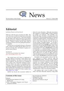 The Newsletter of the R Project  News Volume 6/1, March 2006