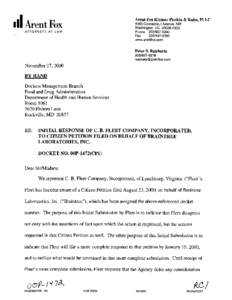 Arent Fox Kintner Plotkin & Kahn, PLLC  III Arent Fox ATTORNEYS[removed]Connecticut Avenue, NW