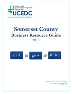 Somerset County Business Resource Guide 2015 start