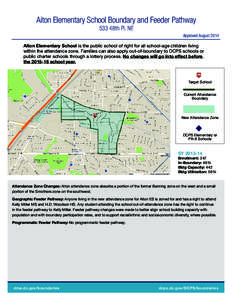 Aiton Elementary School Boundary and Feeder Pathway 533 48th Pl. NE Approved August 2014 Aiton Elementary School is the public school of right for all school-age children living within the attendance zone. Families can a