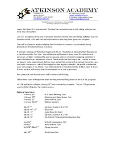 Atkinson Academy 17 Academy Ave Atkinson, NH5521 faxwww.AtkinsonAcademy.com