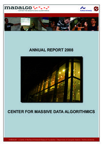 au  Aarhus University ANNUAL REPORT 2008