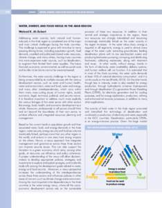 170  Annex WATER, ENERGY, AND FOOD NEXUS IN THE ARAB REGION