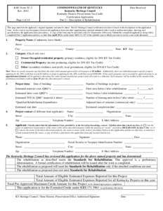 KHC Form TC-2 Rev[removed]Date Received  COMMONWEALTH OF KENTUCKY
