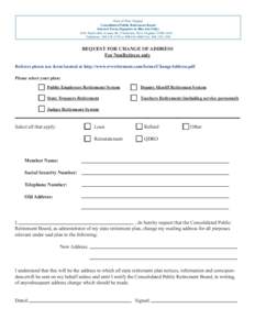 State of West Virginia Consolidated Public Retirement Board Internet Form (Signature in Blue Ink Only[removed]MacCorkle Avenue SE, Charleston, West Virginia[removed]Telephone: [removed]or[removed]Fax: [removed]