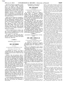 February 5, 2014  CONGRESSIONAL RECORD — Extensions of Remarks Katie also served her community as Chairwoman of the Orlando Utilities Commission and in her capacity on other community