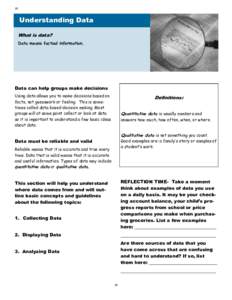 35  Understanding Data What is data? Data means factual information.