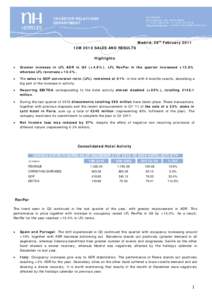 Microsoft Word - NH Hoteles_Sales and Results 12M 2010.doc