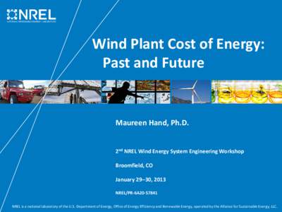 Wind Plant Cost of Energy: Past and Future