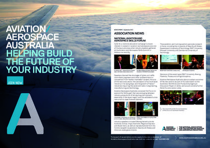 AVIATION/ AEROSPACE AUSTRALIA HELPING BUILD THE FUTURE OF YOUR INDUSTRY