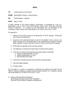 Economy of North Dakota / North Dakota Lottery / Wayne Stenehjem / Powerball / Lotteries in the United States / Gambling / Games / State governments of the United States