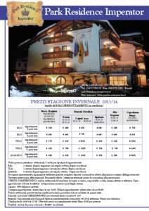 Listino Park Residence Imperator dicembre 2014.indd