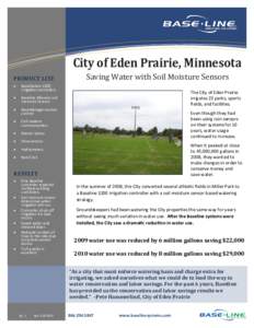 How the City of Eden Prairie, Minnesota is Saving Irrigation Water with Soil Moisture Sensors