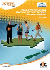 Sport, Recreation and Physical Activity Profile - Auckland Region