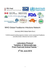 WHO Global Foodborne Infections Network (formerly WHO Global Salm-Surv) 