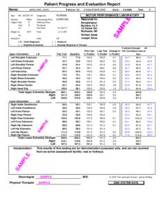 Patient Progress & Evaluation Report Comp[removed]xls