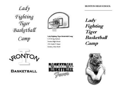 Lady Fighting Tiger Basketball Camp