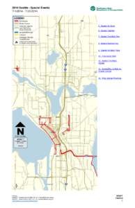 2014 Seattle 2nd Half Events Map