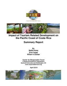 Microsoft Word - Summary_Report_-_Impact_Tourism_Related_Development_Pacific_Coast_Costa_Rica.doc