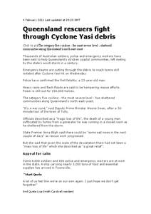 Cyclone Yasi / Geography of Oceania / Oceania / Geography of Australia / 2010–11 Australian region cyclone season / 2010–11 South Pacific cyclone season / Australia