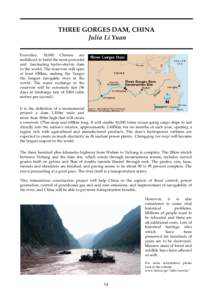 Dams / Three Gorges Dam / Yangtze River / Three Gorges / Sanxia / Chongqing / Hubei / Provinces of the People\'s Republic of China / Yichang