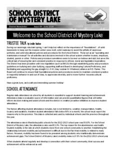 School District of Mystery Lake / R. D. Parker Collegiate