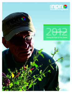 2012 Annual Report Taking the Pulse of Our Planet  Letter from