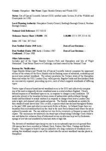 County: Hampshire Site Name: Upper Hamble Estuary and Woods SSSI Status: Site of Special Scientific Interest (SSSI) notified under Section 28 of the Wildlife and Countryside Act 1981