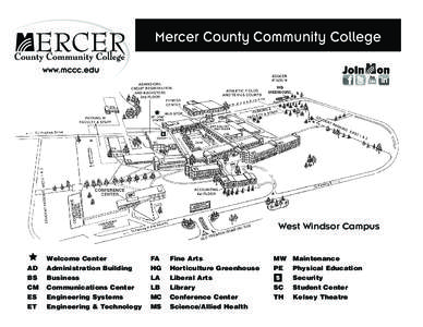 Mercer County Community College  West Windsor Campus Welcome Center AD	 Administration Building