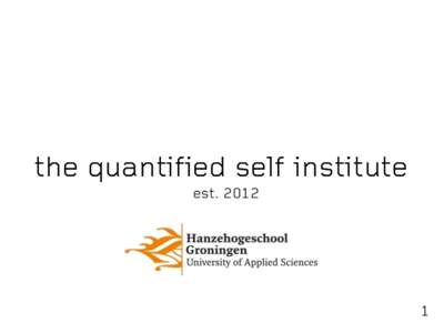 the quantified self institute estest