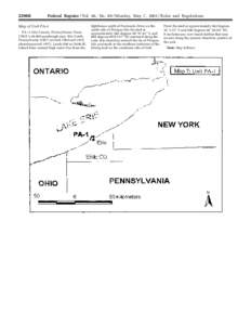 [removed]Federal Register / Vol. 66, No[removed]Monday, May 7, [removed]Rules and Regulations Map of Unit PA–1 PA–1: Erie County, Pennsylvania. From