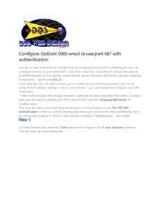 Microsoft Word - Configure Outlook email to use port 587 with authentication.docx