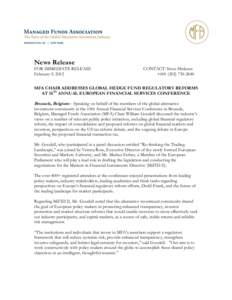 News Release FOR IMMEDIATE RELEASE February 9, 2012 CONTACT: Steve Hinkson +[removed]2600