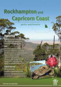 Geography of Australia / Capricorn Coast / Protected areas of Queensland / Yeppoon / Keppel Bay Islands National Park / Darumbal / Mount Jim Crow National Park / Emu Park /  Queensland / Curtis Island National Park / Rockhampton / States and territories of Australia / Geography of Queensland