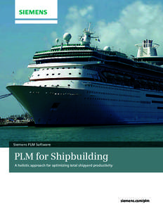 Siemens PLM Next Generation Shipbuilding Solutions Brochure