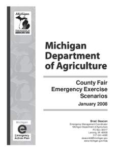 Michigan County Fair Emergency Exercise Scenarios