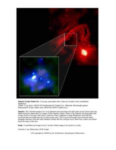 Chandra :: Photo Album :: Galactic Center Radio Arc :: Galact...