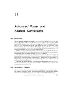 11  Advanced Name and Address Conversions 11.1