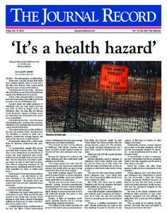 THE JOURNAL RECORD Friday, Oct. 15, 2010 www.journalrecord.com  Vol. 115, No. 202 • Two Sections