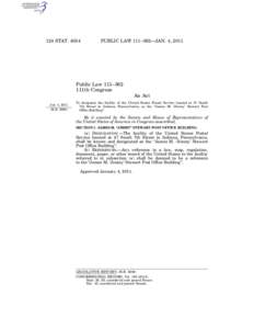124 STAT[removed]PUBLIC LAW 111–362—JAN. 4, 2011 Public Law 111–362 111th Congress