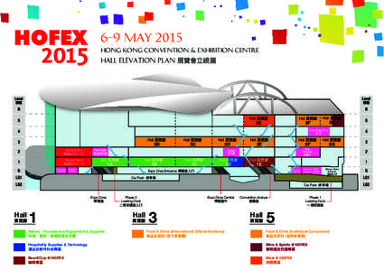 6–9 MAY 2015 HONG KONG CONVENTION & EXHIBITION CENTRE HALL ELEVATION PLAN 展覽會立視圖  樓層
