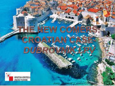 Josip Josipović, Croatia Control ltd.  Current situation and reasons for (if feasable) LPV implementation at Dubrovnik airport Two landing RWYs: RWY 12 and RWY 30