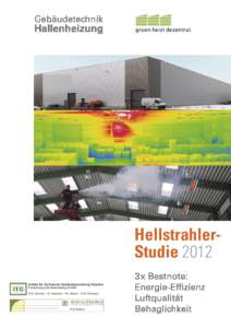 HellstrahlerStudie 2012 Institut für Technische Gebäudeausrüstung Dresden Forschung und Anwendung GmbH Prof. Oschatz – Dr. Hartmann – Dr. Werdin – Prof. Felsmann  Prof. Bolsius