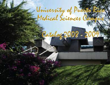University of Puerto Rico Medical Sciences Campus Catalog Catalog